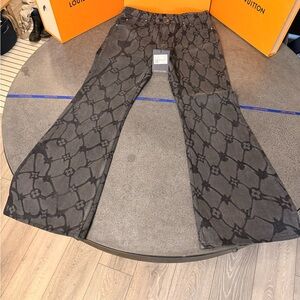 Louis Vuitton Black Bootcut Jeans